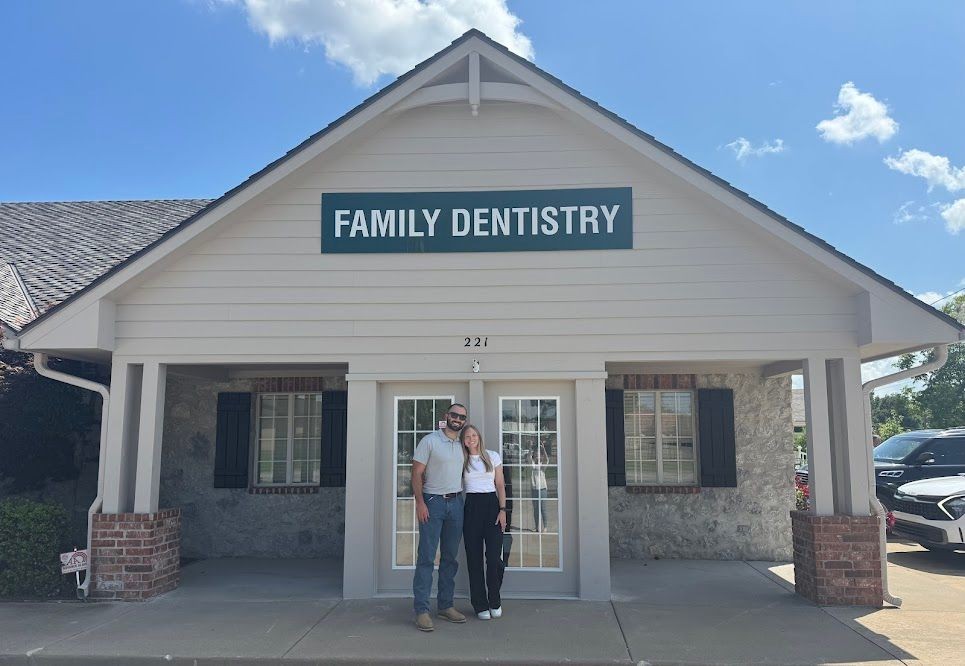 exterior of family dentistry office with doctor